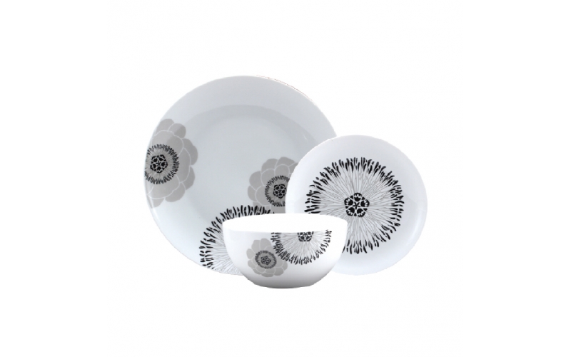 Ink print dinner set