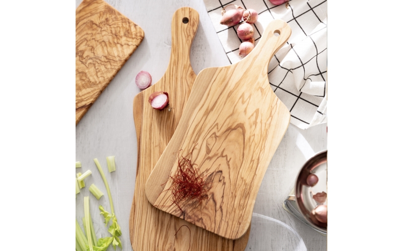Olive Wood Irregular Shape Serving Cutting Board