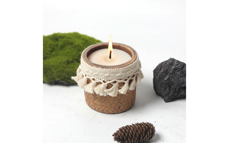 Bohemia style jar candle