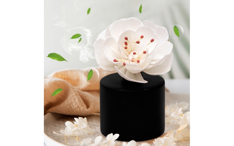 Flower reed diffuser set