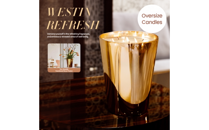 Oversized candle