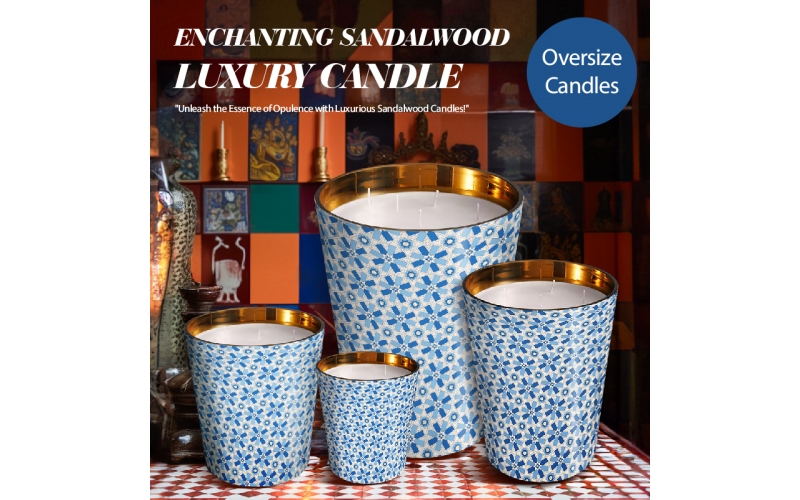 Enchanting sandalwood luxury candle