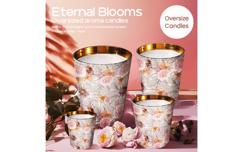 Eternal blooms oversized aroma candles