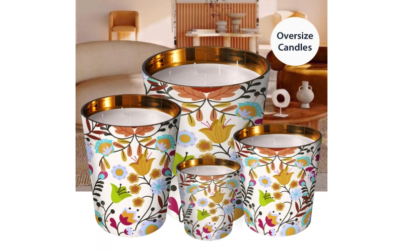 St Future Luxury Oversize Candles: Intricate Patterns for Sophisticated Spaces Luxurious scented candles quotation OEM / ODM