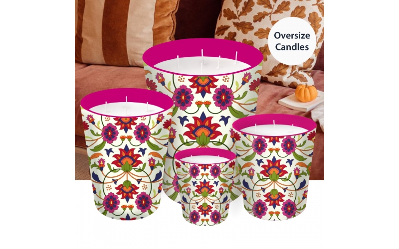 St Future Oversize Floral Candles: Add a Burst of Bohemian Charm to Your Home Luxurious scented candles production manufacturer