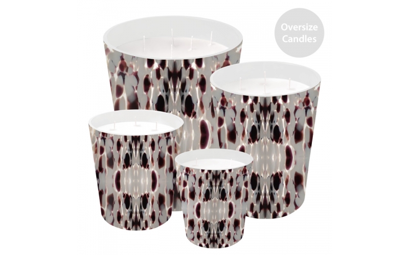 ST FUTURE Oversize Leopard Design Candles Luxurious scented candles ccsupplier manufacturer