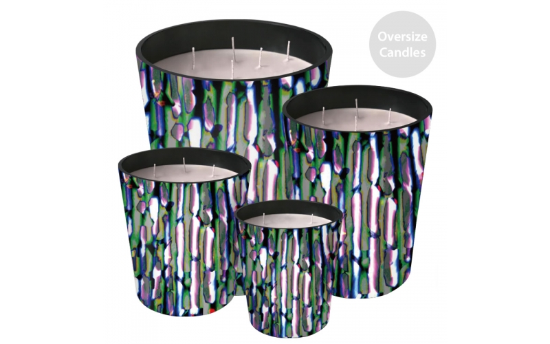 ST FUTURE Psychedelic Striped Oversize Candle Jars - Artistic Home & Event Decor ccsupplier manufacturer