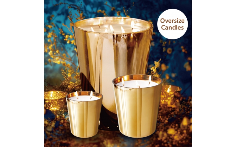 ST FUTURE Luxury Gold Oversize Candles distributor  industrial