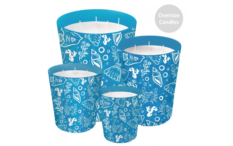 ST FUTURE Whimsical Watercolor Sea Candles: Oversize Magic for Serene Vibes Luxurious scented candles distributor quotation
