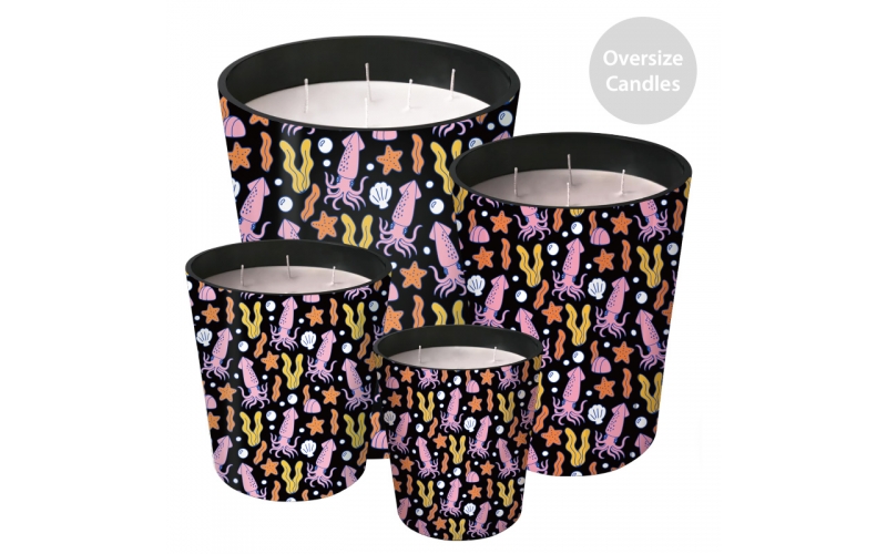 ST FUTURE Vibrant Sea Creature Art: Oversize Cartoon Candle Designs Luxurious scented candles distributor quotation