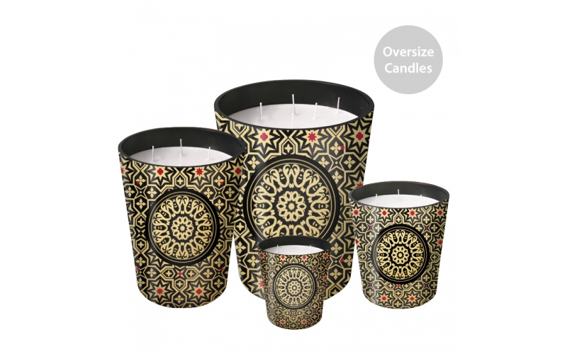 ST FUTURE Opulent Moroccan Motif Oversize Candles  factory OEM / ODM